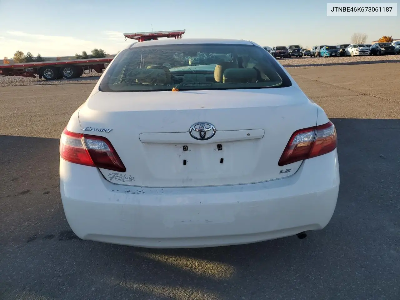 JTNBE46K673061187 2007 Toyota Camry Ce