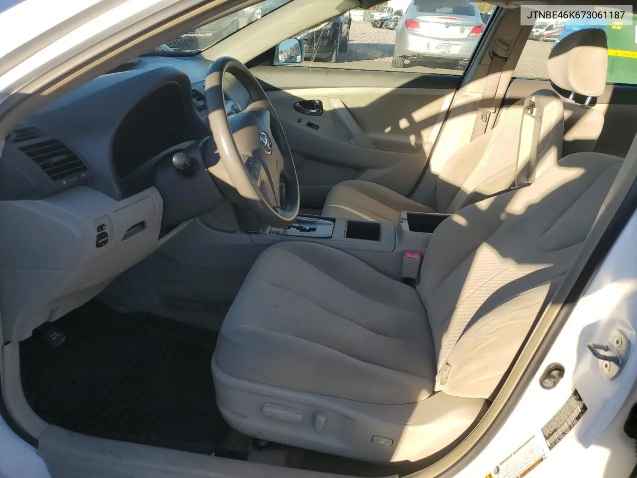JTNBE46K673061187 2007 Toyota Camry Ce