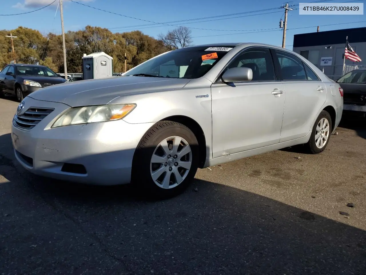 4T1BB46K27U008439 2007 Toyota Camry Hybrid