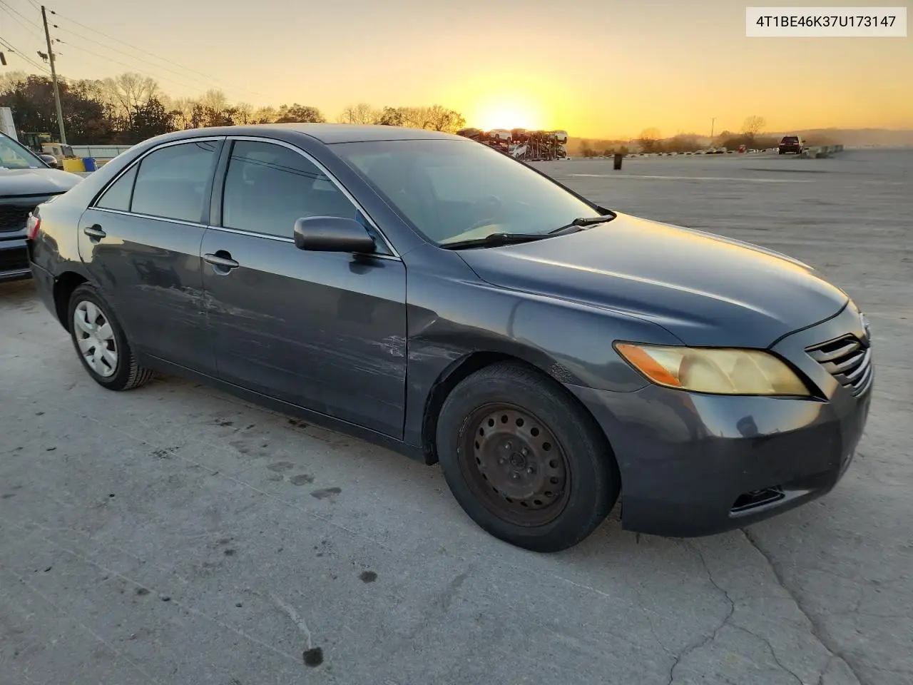 4T1BE46K37U173147 2007 Toyota Camry Ce