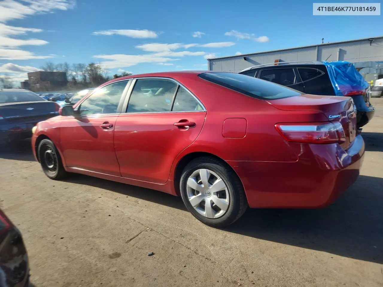 4T1BE46K77U181459 2007 Toyota Camry Ce