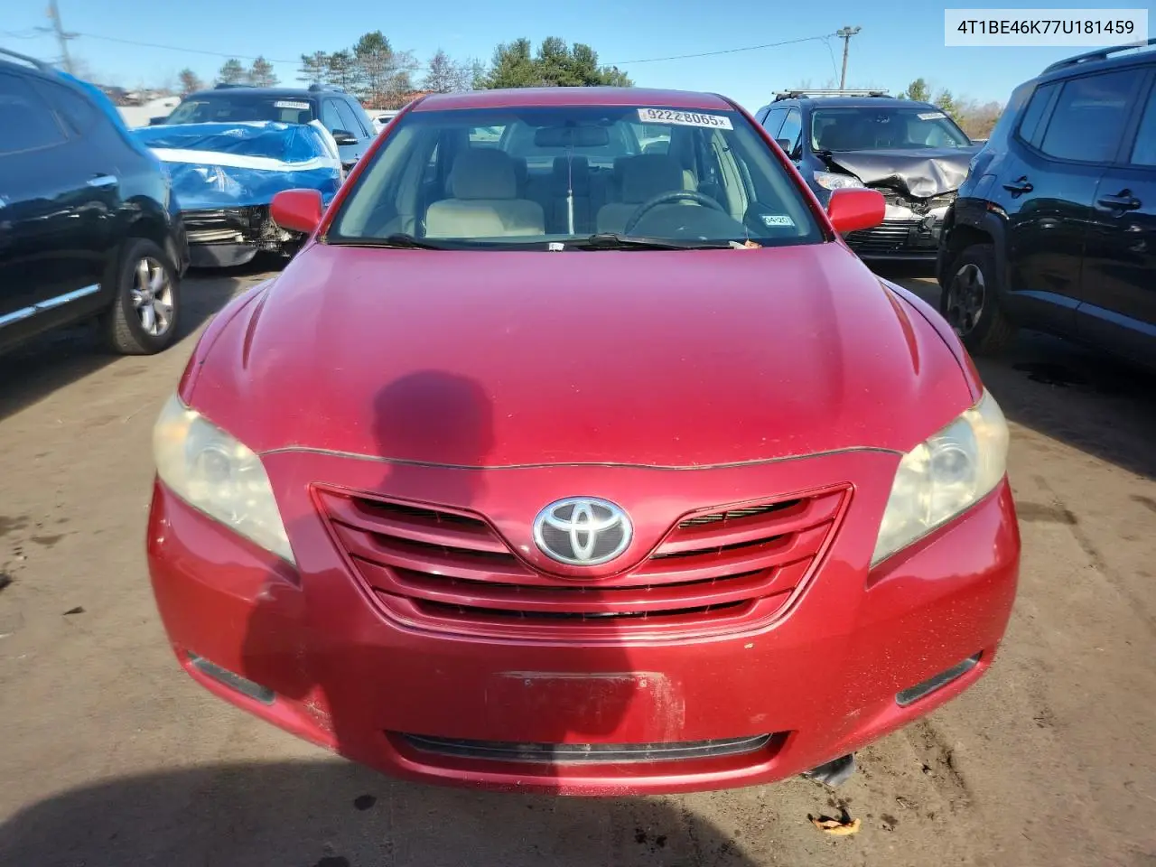 4T1BE46K77U181459 2007 Toyota Camry Ce