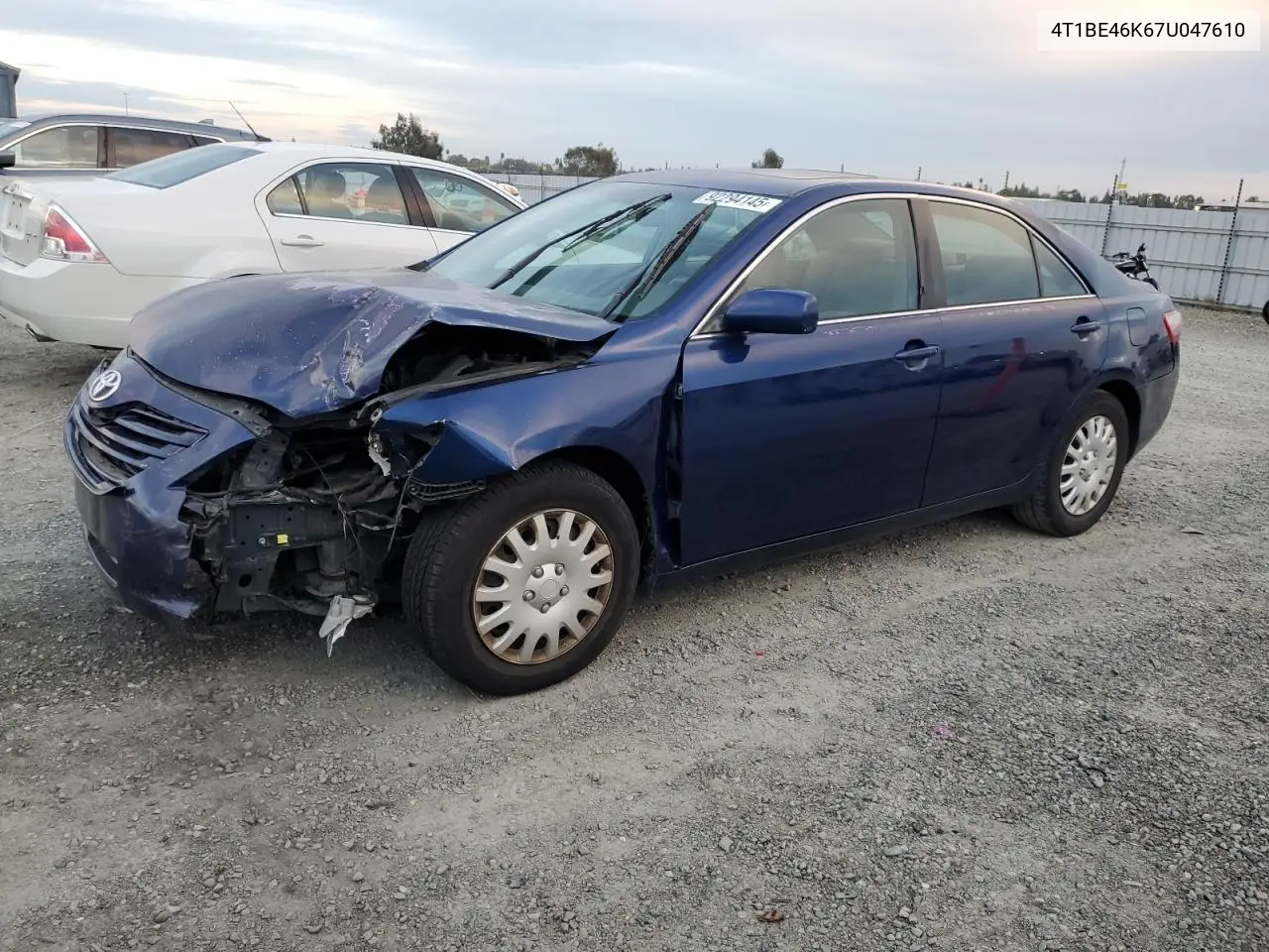 4T1BE46K67U047610 2007 Toyota Camry Ce