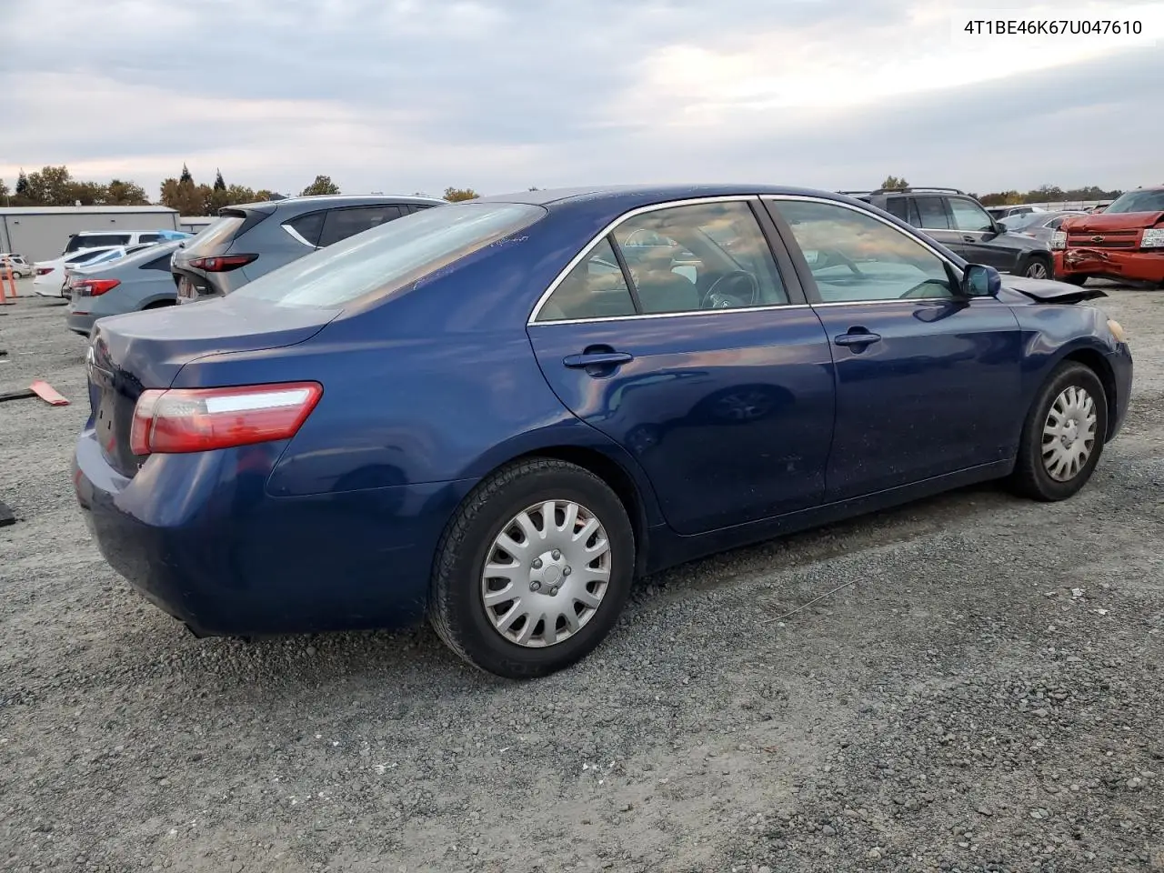 4T1BE46K67U047610 2007 Toyota Camry Ce