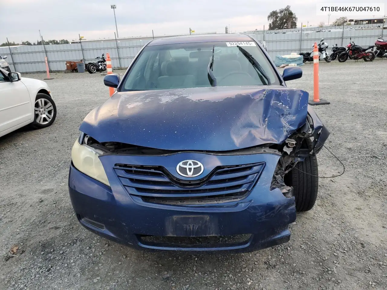 4T1BE46K67U047610 2007 Toyota Camry Ce