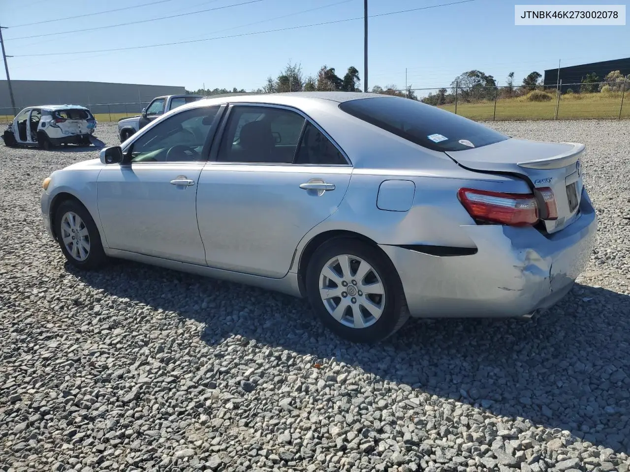JTNBK46K273002078 2007 Toyota Camry Le