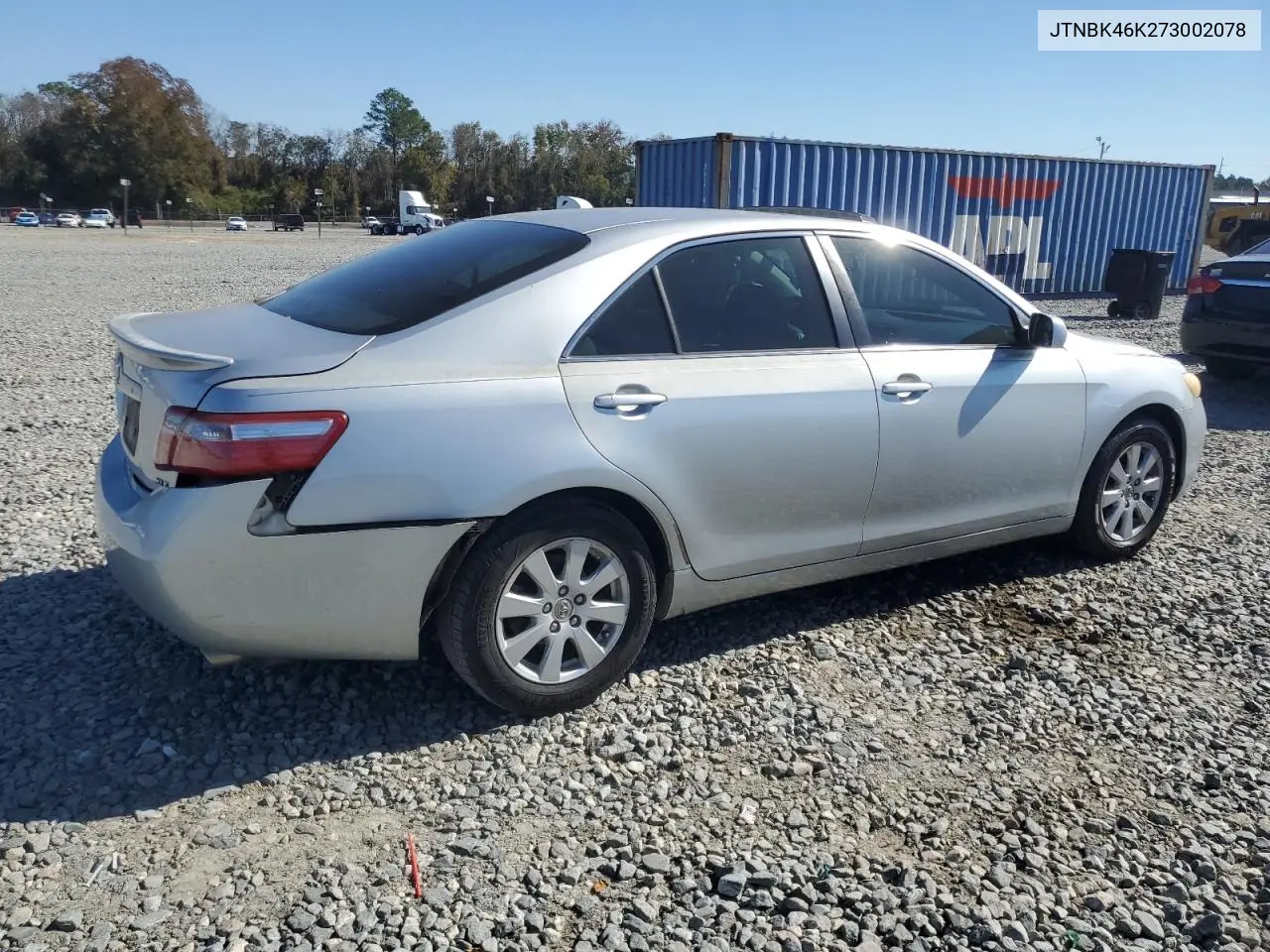 JTNBK46K273002078 2007 Toyota Camry Le