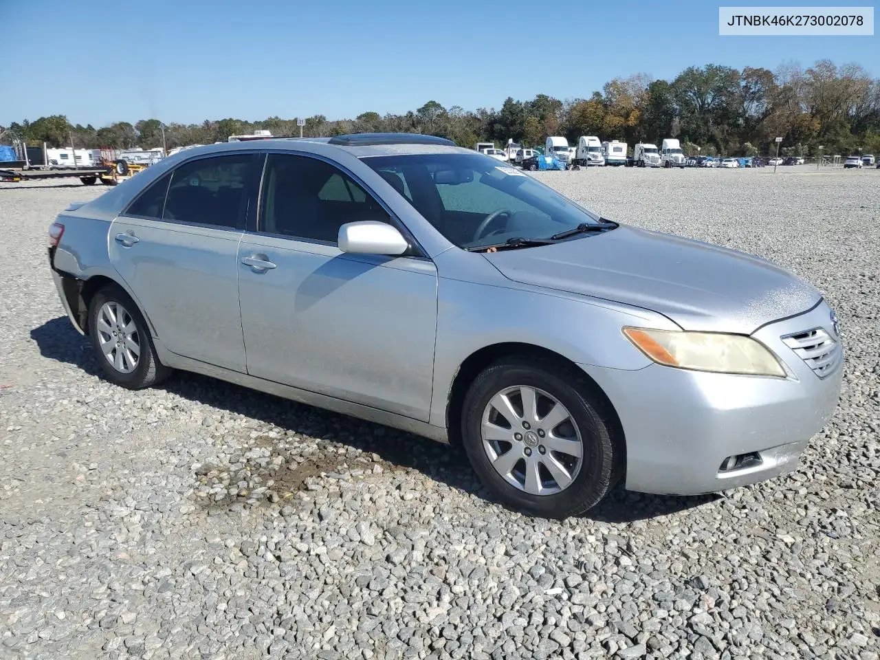 JTNBK46K273002078 2007 Toyota Camry Le