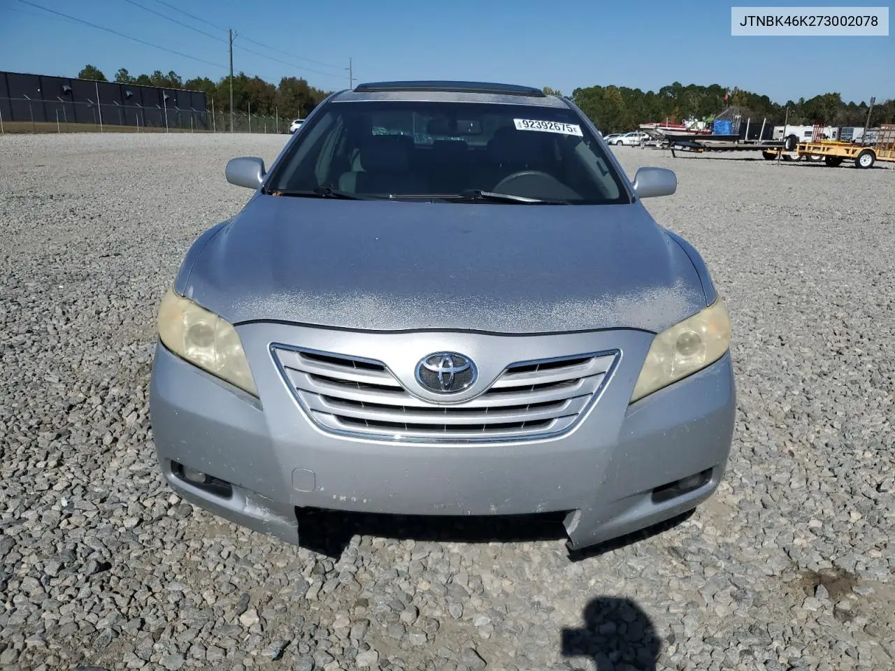 JTNBK46K273002078 2007 Toyota Camry Le