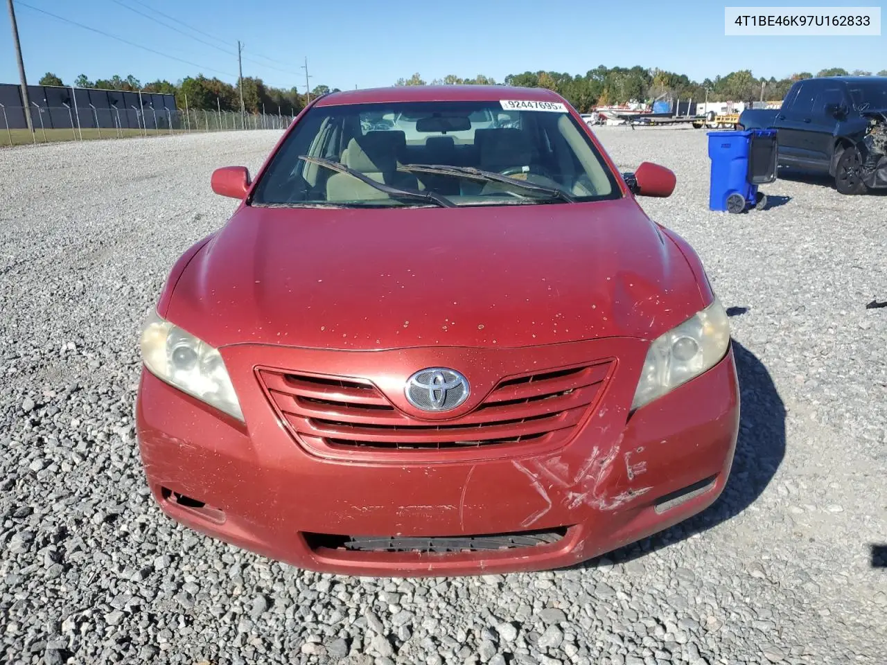 4T1BE46K97U162833 2007 Toyota Camry Ce
