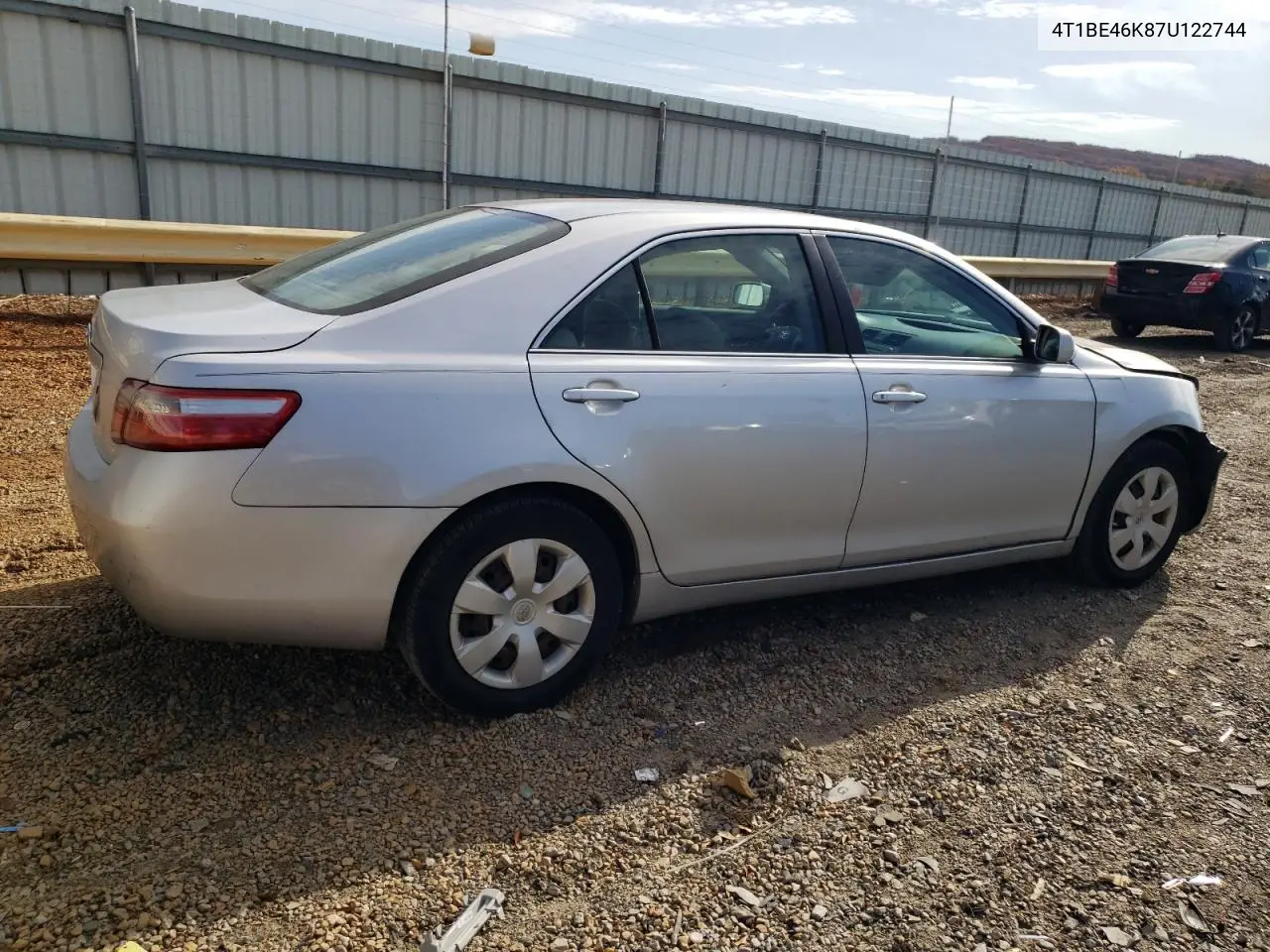 4T1BE46K87U122744 2007 Toyota Camry Ce