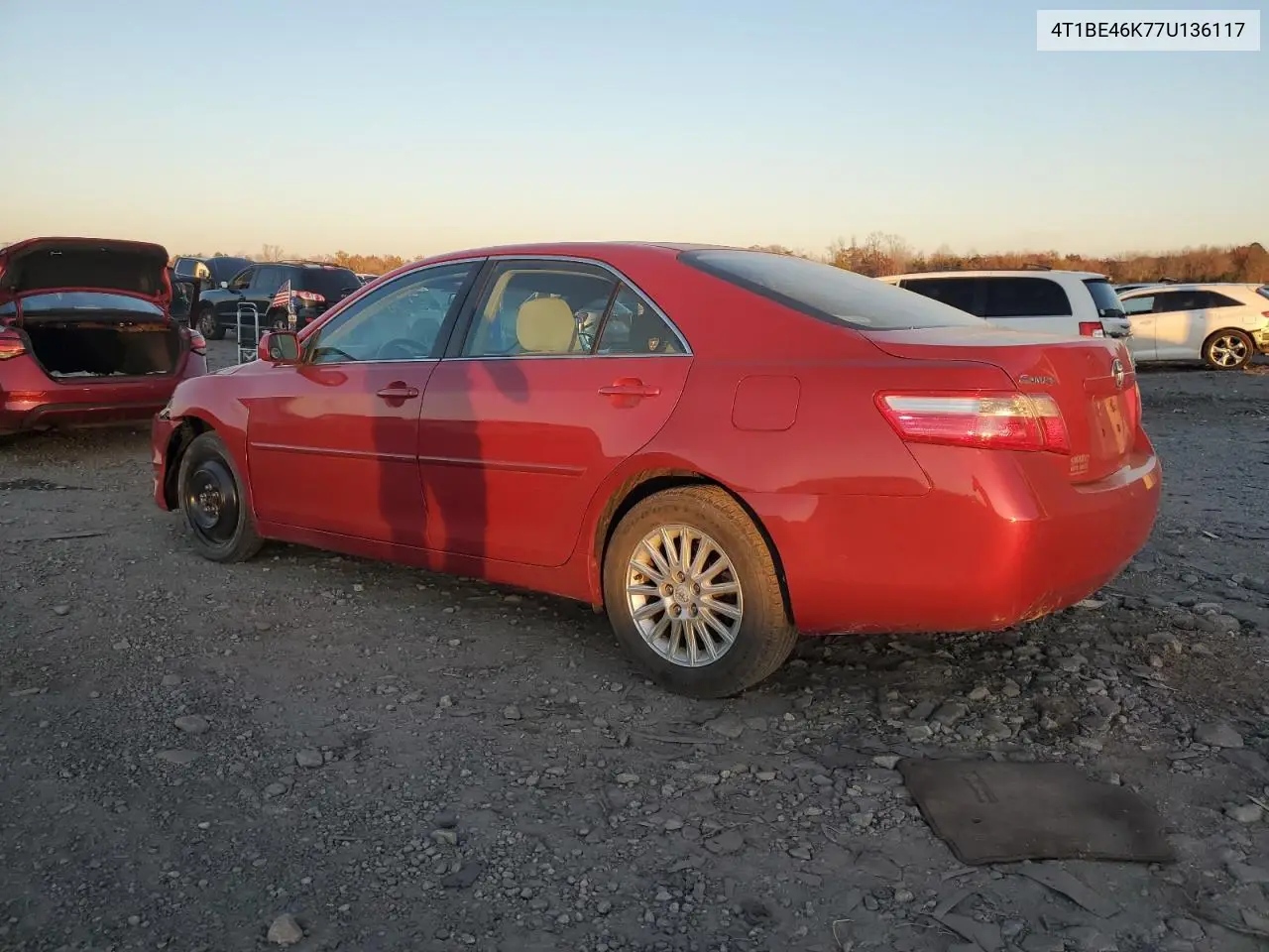 4T1BE46K77U136117 2007 Toyota Camry Ce