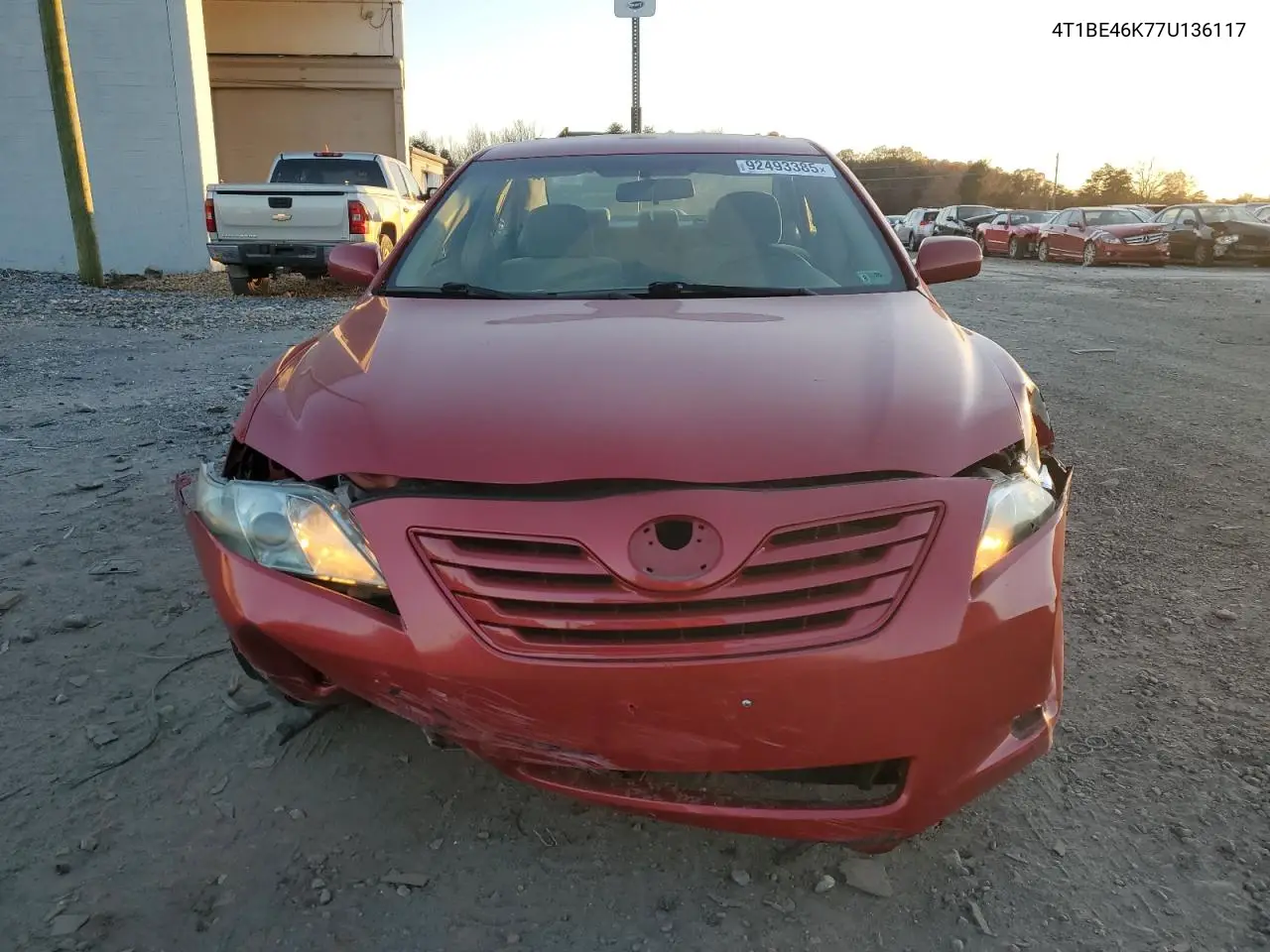 4T1BE46K77U136117 2007 Toyota Camry Ce