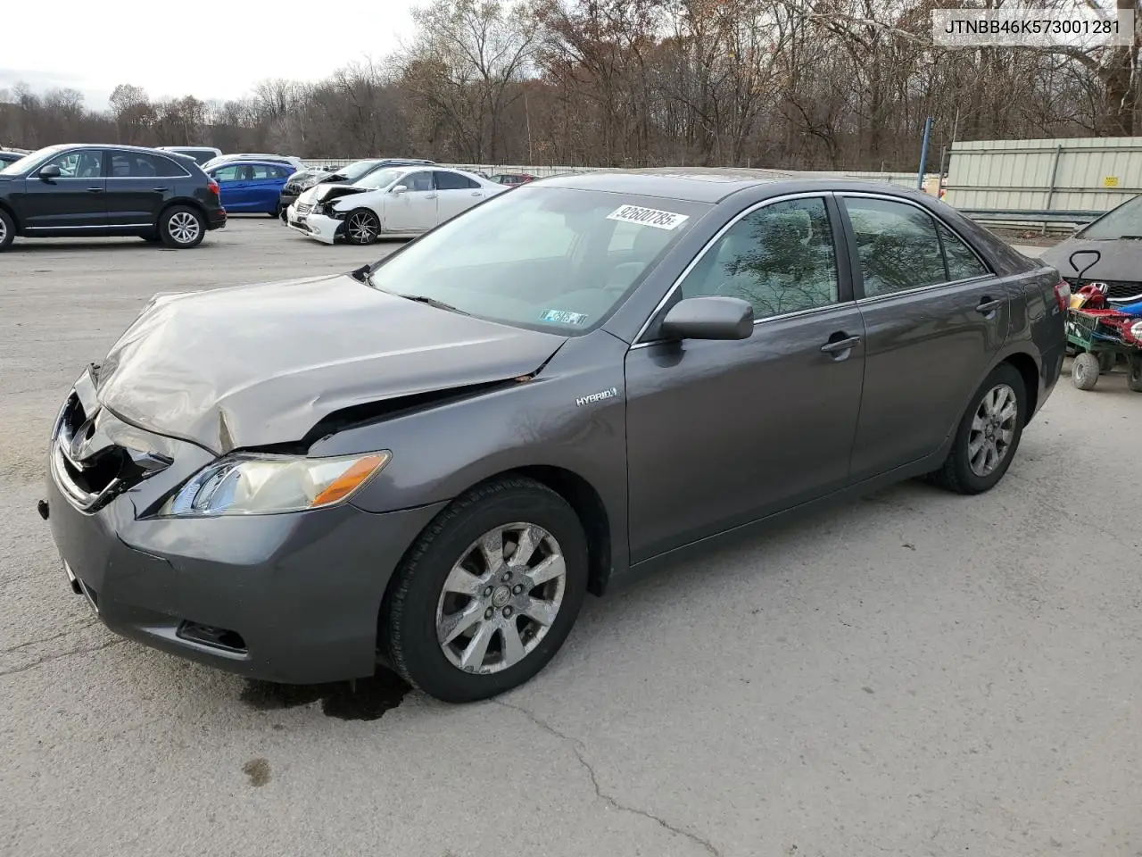 JTNBB46K573001281 2007 Toyota Camry Hybrid