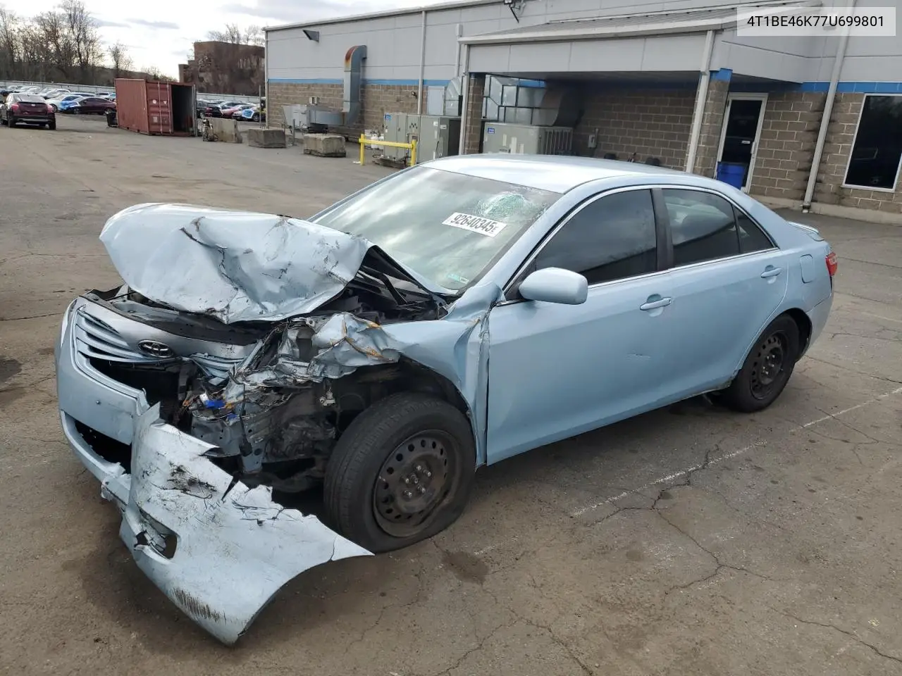 4T1BE46K77U699801 2007 Toyota Camry Ce