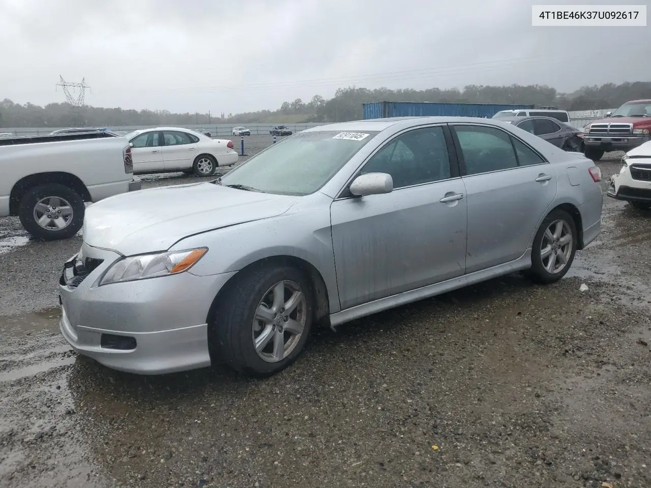 4T1BE46K37U092617 2007 Toyota Camry Ce