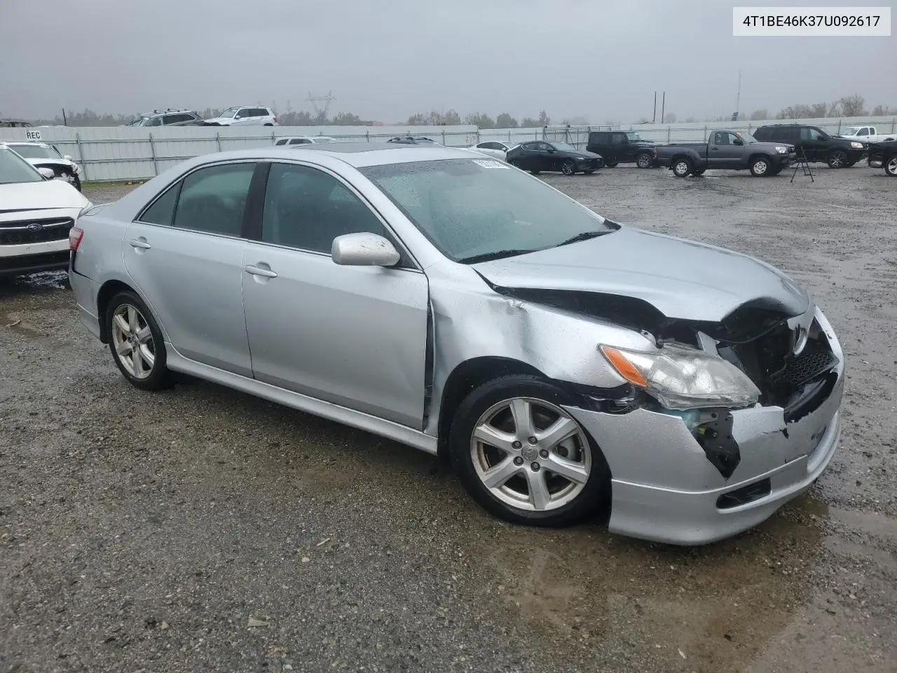 4T1BE46K37U092617 2007 Toyota Camry Ce