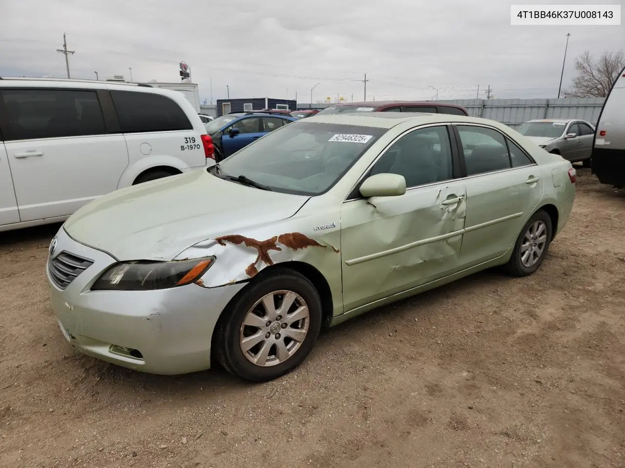 4T1BB46K37U008143 2007 Toyota Camry Hybrid