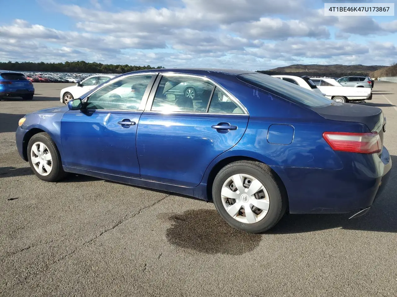 4T1BE46K47U173867 2007 Toyota Camry Ce