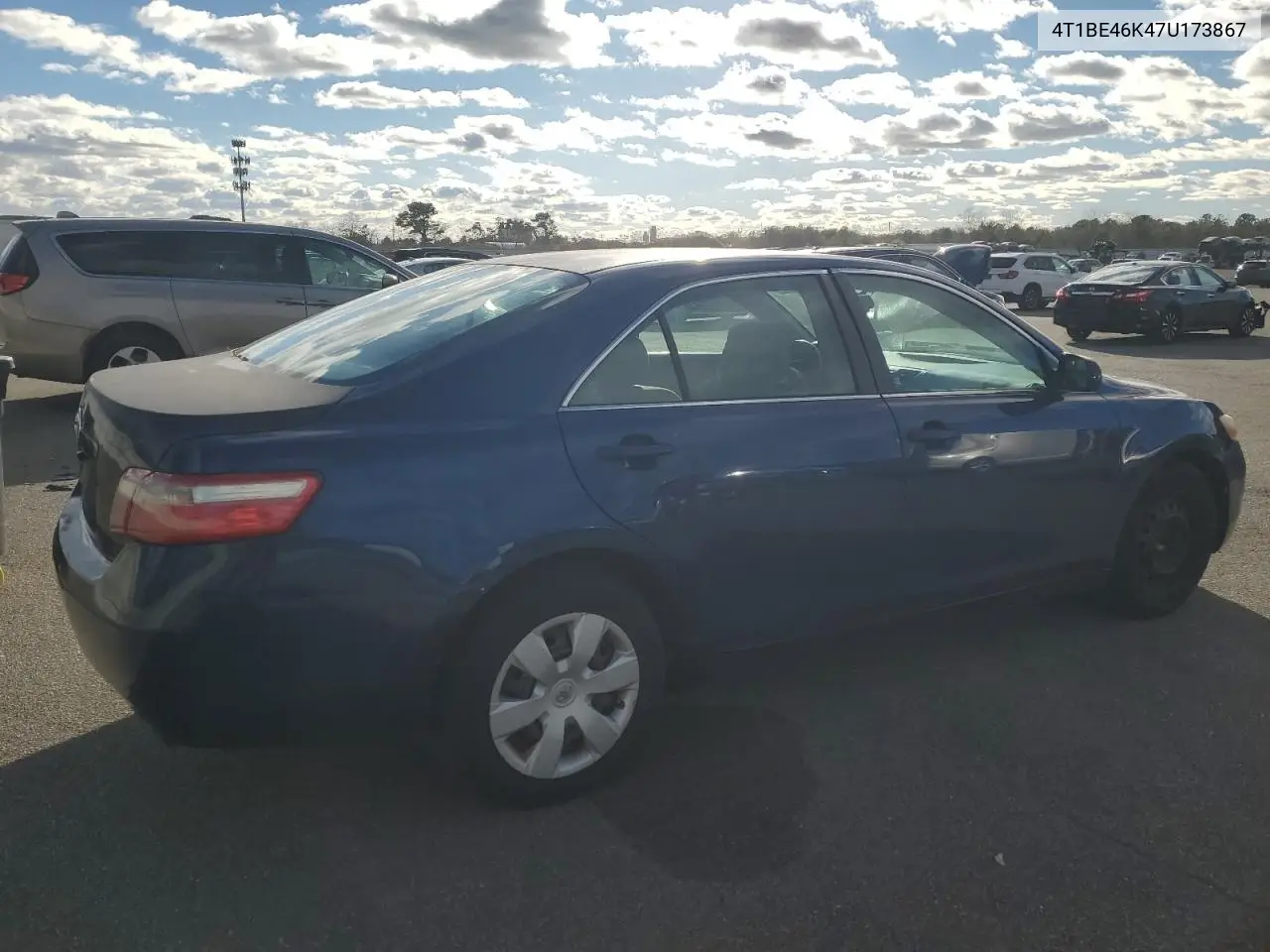 4T1BE46K47U173867 2007 Toyota Camry Ce