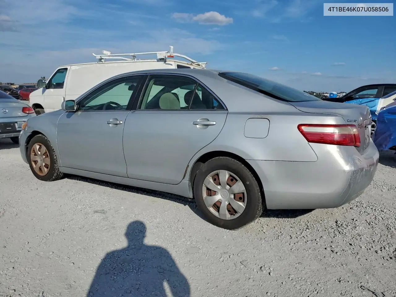 4T1BE46K07U058506 2007 Toyota Camry Ce