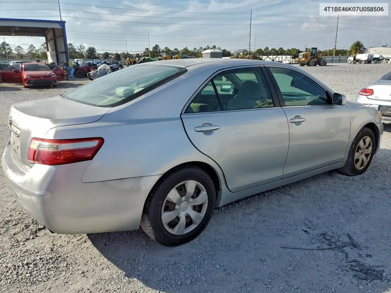 4T1BE46K07U058506 2007 Toyota Camry Ce