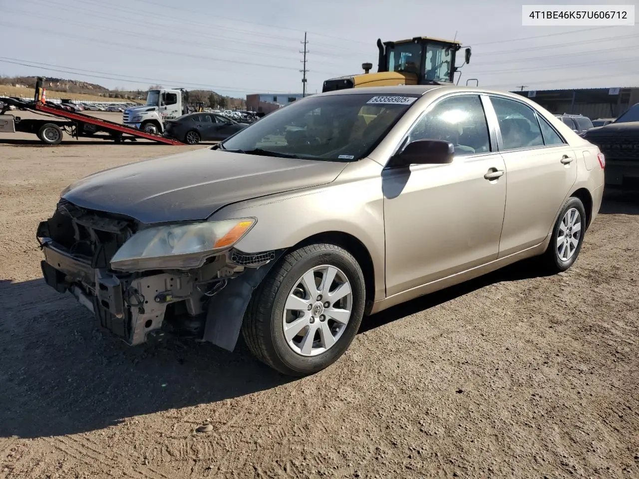 4T1BE46K57U606712 2007 Toyota Camry Ce