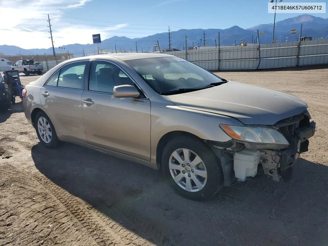 4T1BE46K57U606712 2007 Toyota Camry Ce