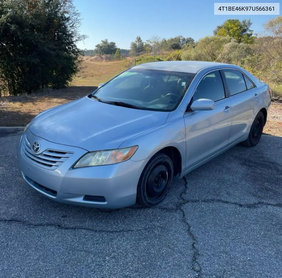 4T1BE46K97U566361 2007 Toyota Camry Ce