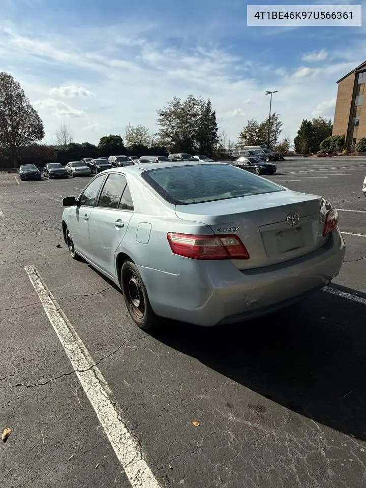 4T1BE46K97U566361 2007 Toyota Camry Ce