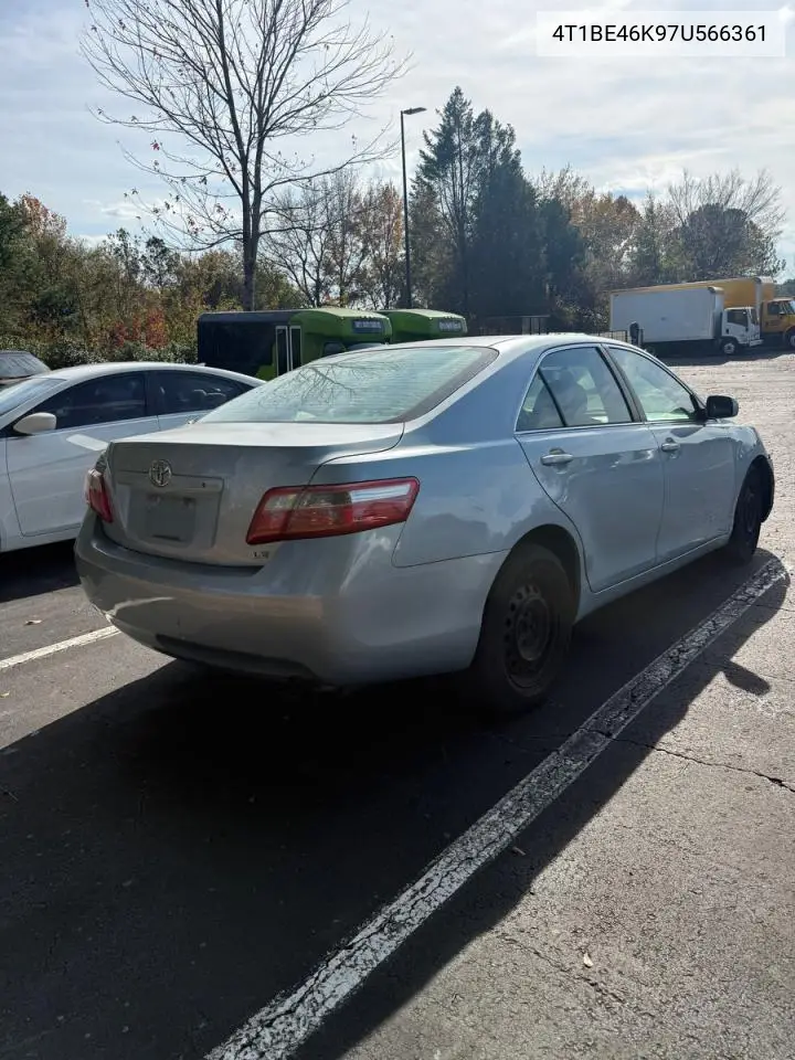 4T1BE46K97U566361 2007 Toyota Camry Ce