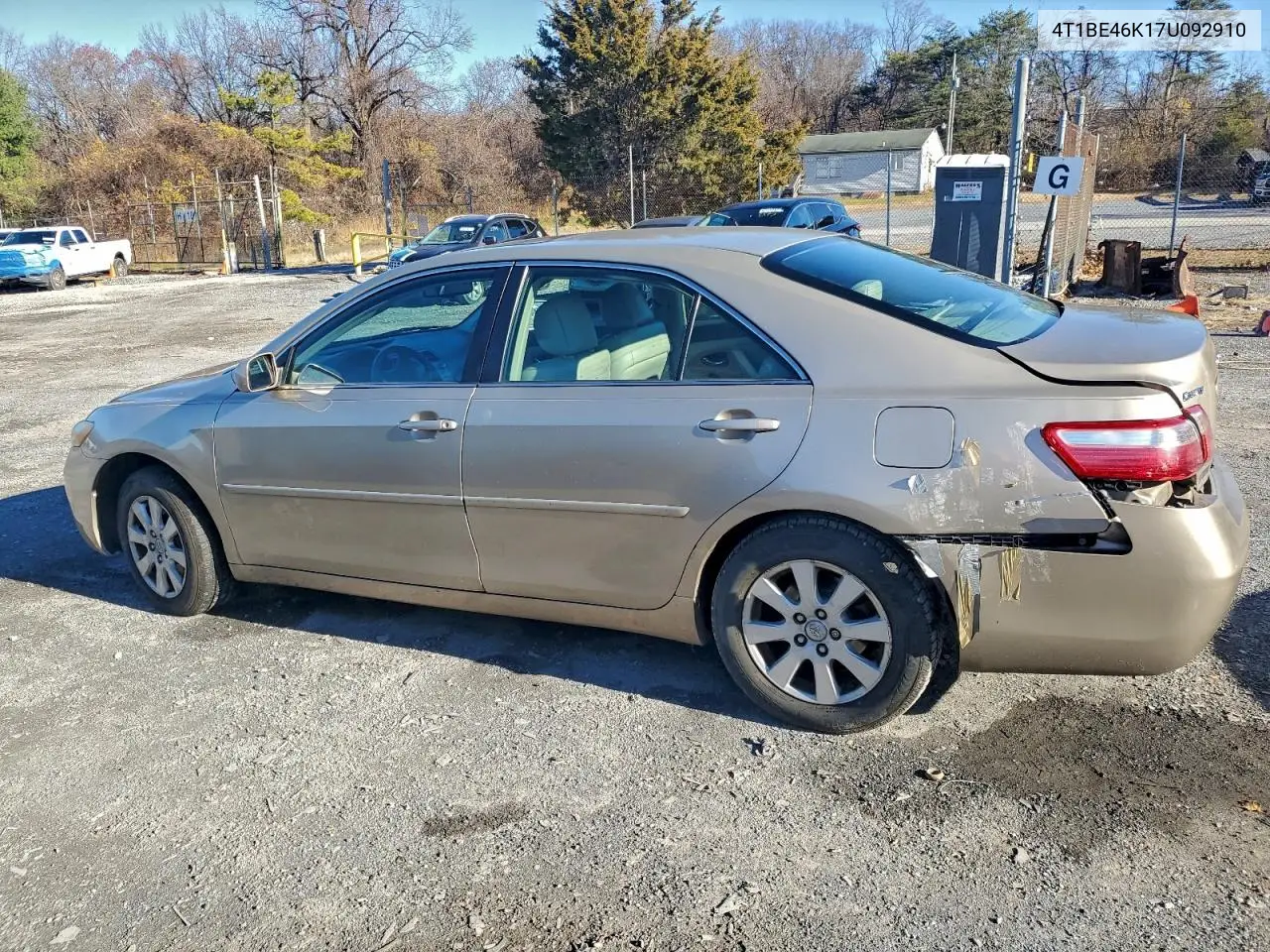 4T1BE46K17U092910 2007 Toyota Camry Ce