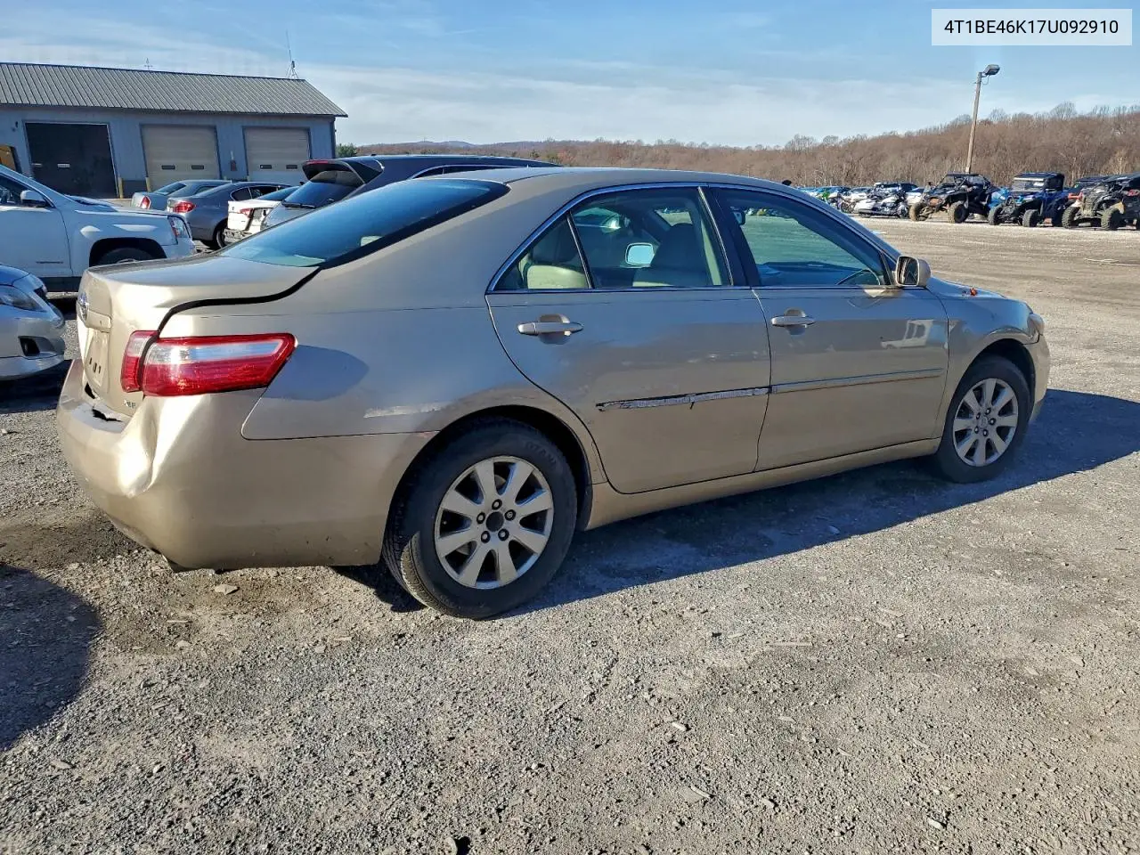 4T1BE46K17U092910 2007 Toyota Camry Ce