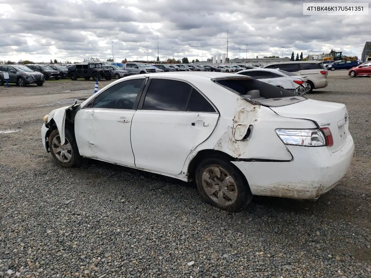 4T1BK46K17U541351 2007 Toyota Camry Le