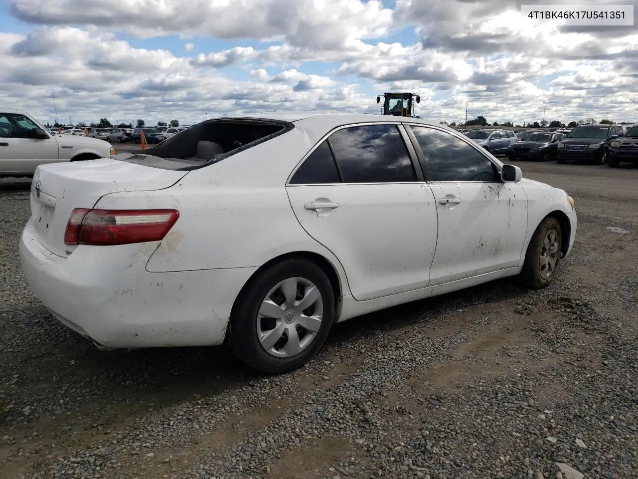 4T1BK46K17U541351 2007 Toyota Camry Le