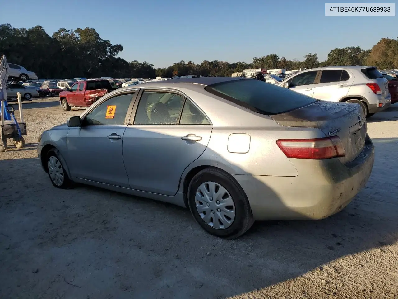 4T1BE46K77U689933 2007 Toyota Camry Ce