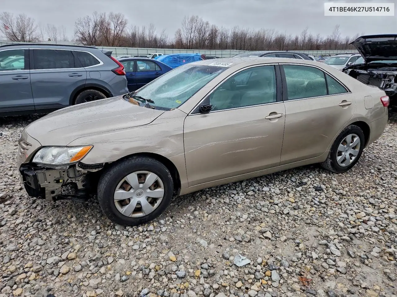 4T1BE46K27U514716 2007 Toyota Camry Ce