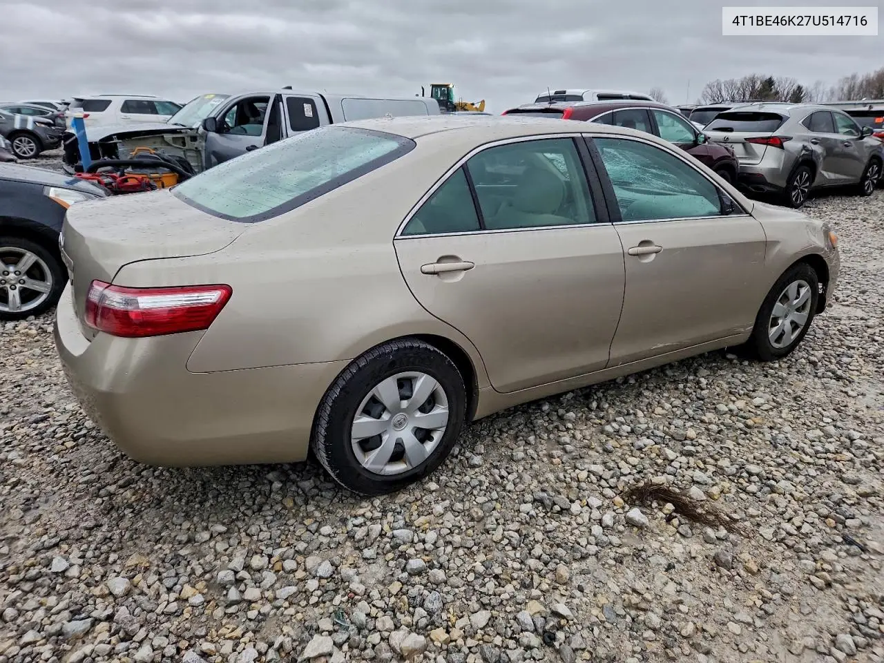 4T1BE46K27U514716 2007 Toyota Camry Ce