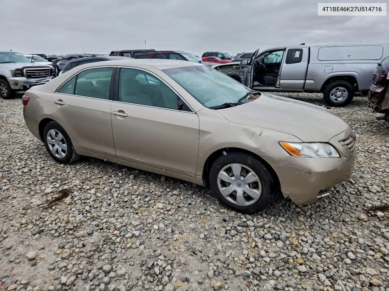 4T1BE46K27U514716 2007 Toyota Camry Ce