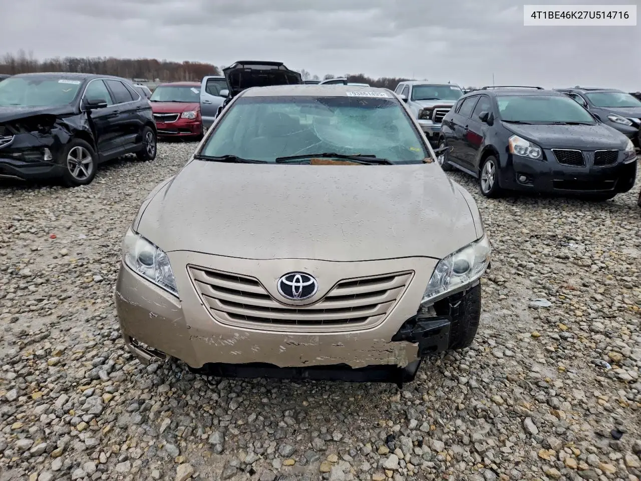 4T1BE46K27U514716 2007 Toyota Camry Ce