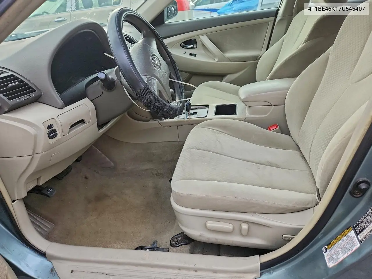 4T1BE46K17U545407 2007 Toyota Camry Ce