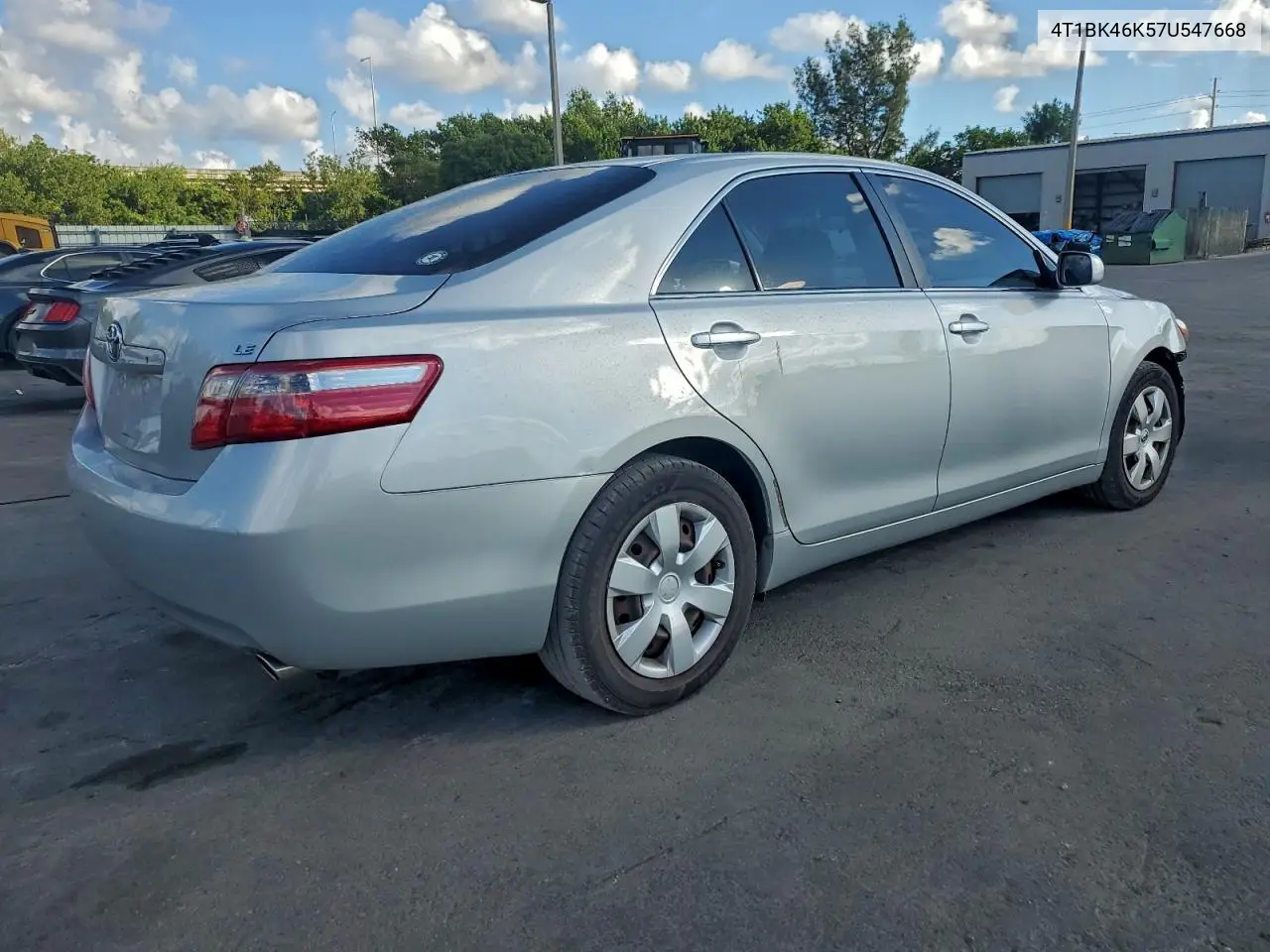 4T1BK46K57U547668 2007 Toyota Camry Le