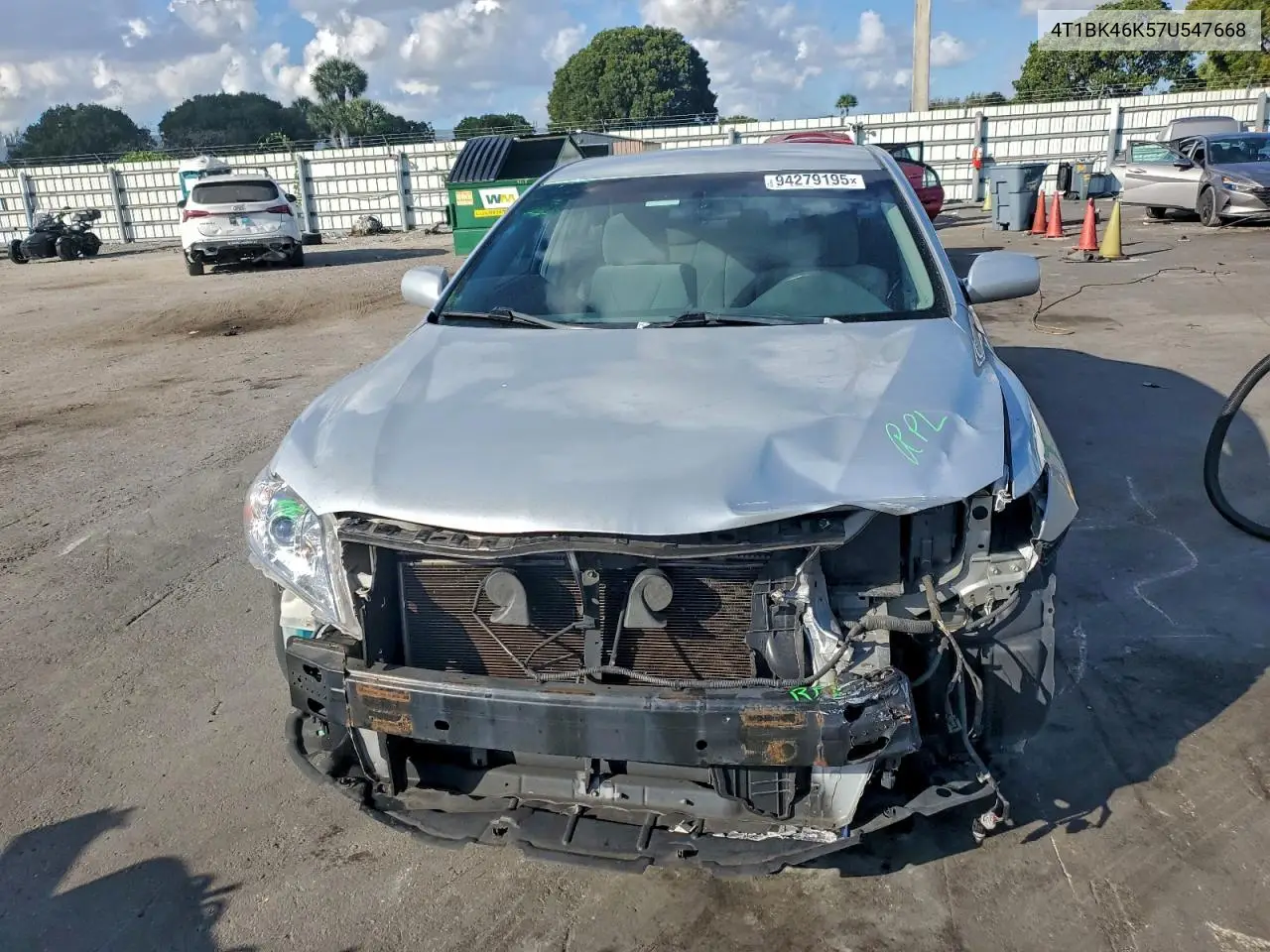 4T1BK46K57U547668 2007 Toyota Camry Le