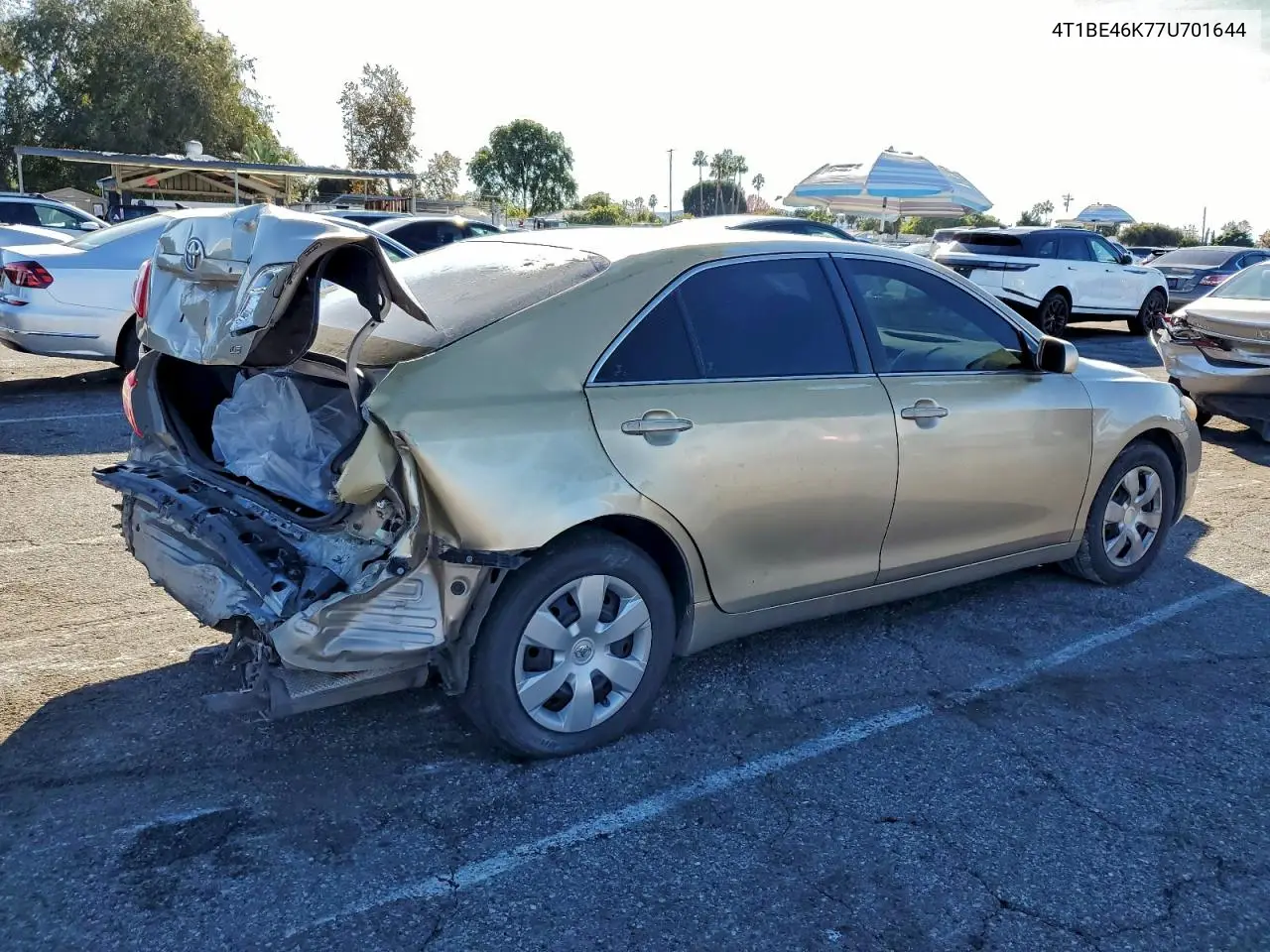 4T1BE46K77U701644 2007 Toyota Camry Ce