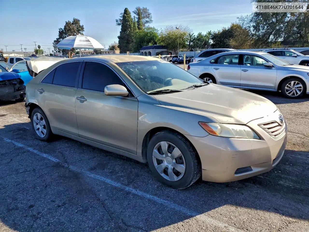 4T1BE46K77U701644 2007 Toyota Camry Ce