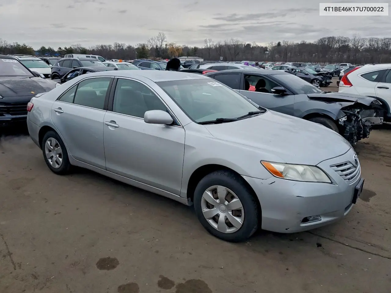 4T1BE46K17U700022 2007 Toyota Camry Ce