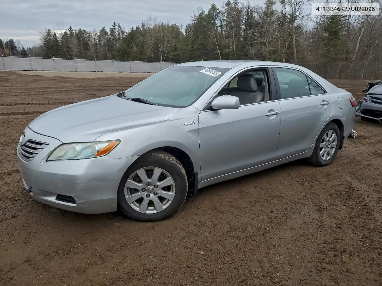 4T1BB46K27U022096 2007 Toyota Camry Hybrid