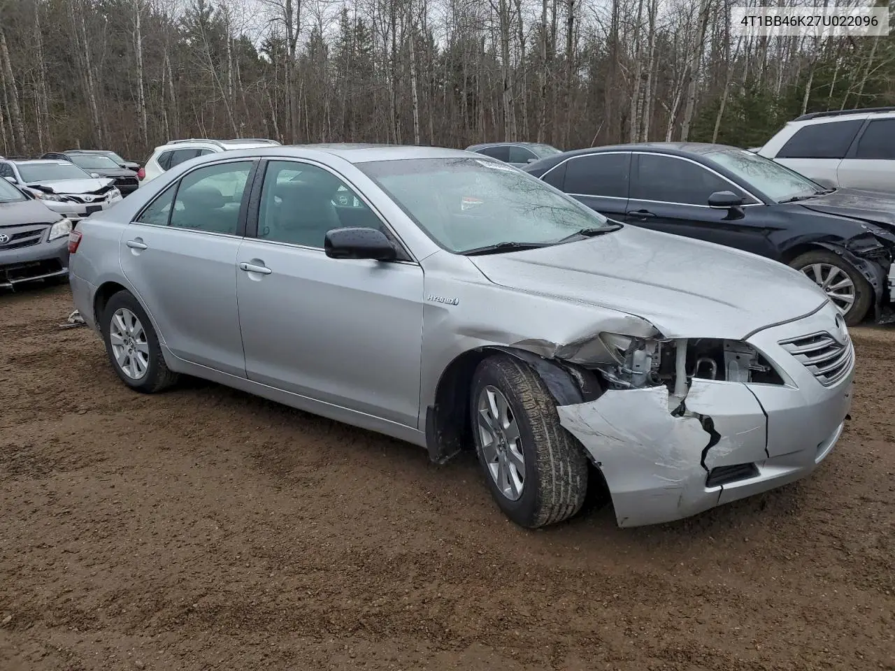 4T1BB46K27U022096 2007 Toyota Camry Hybrid