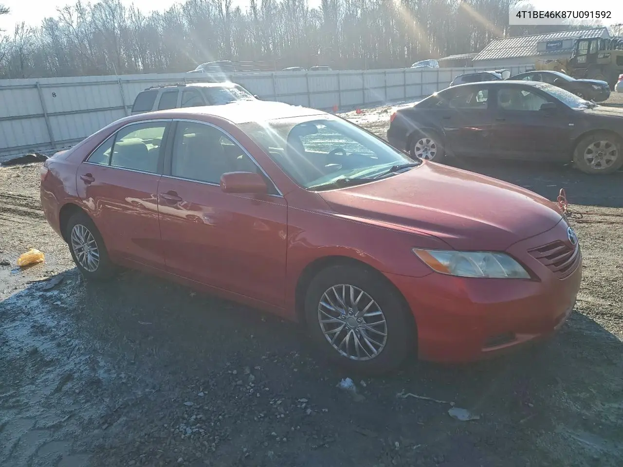 4T1BE46K87U091592 2007 Toyota Camry Ce