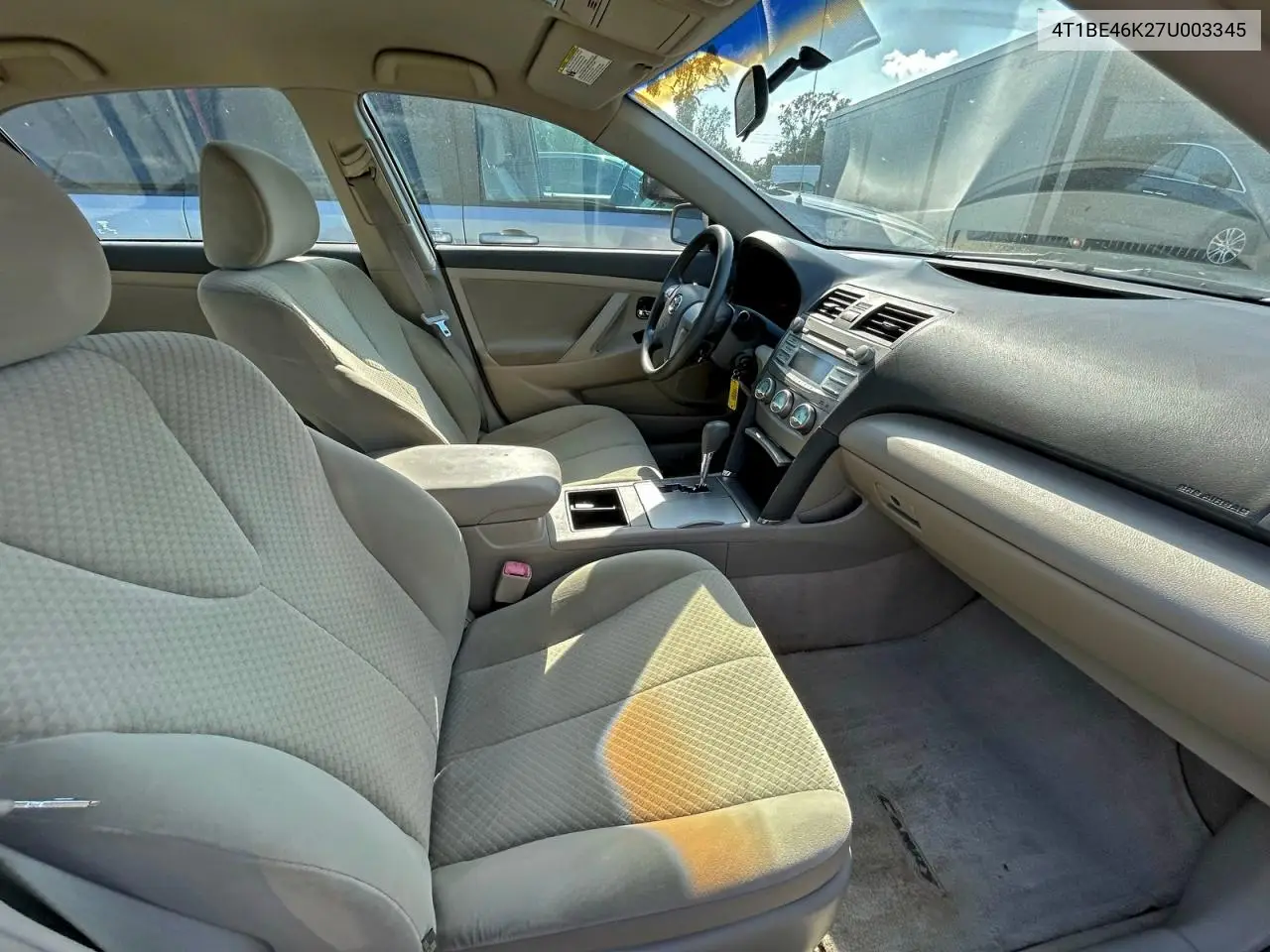 4T1BE46K27U003345 2007 Toyota Camry Ce